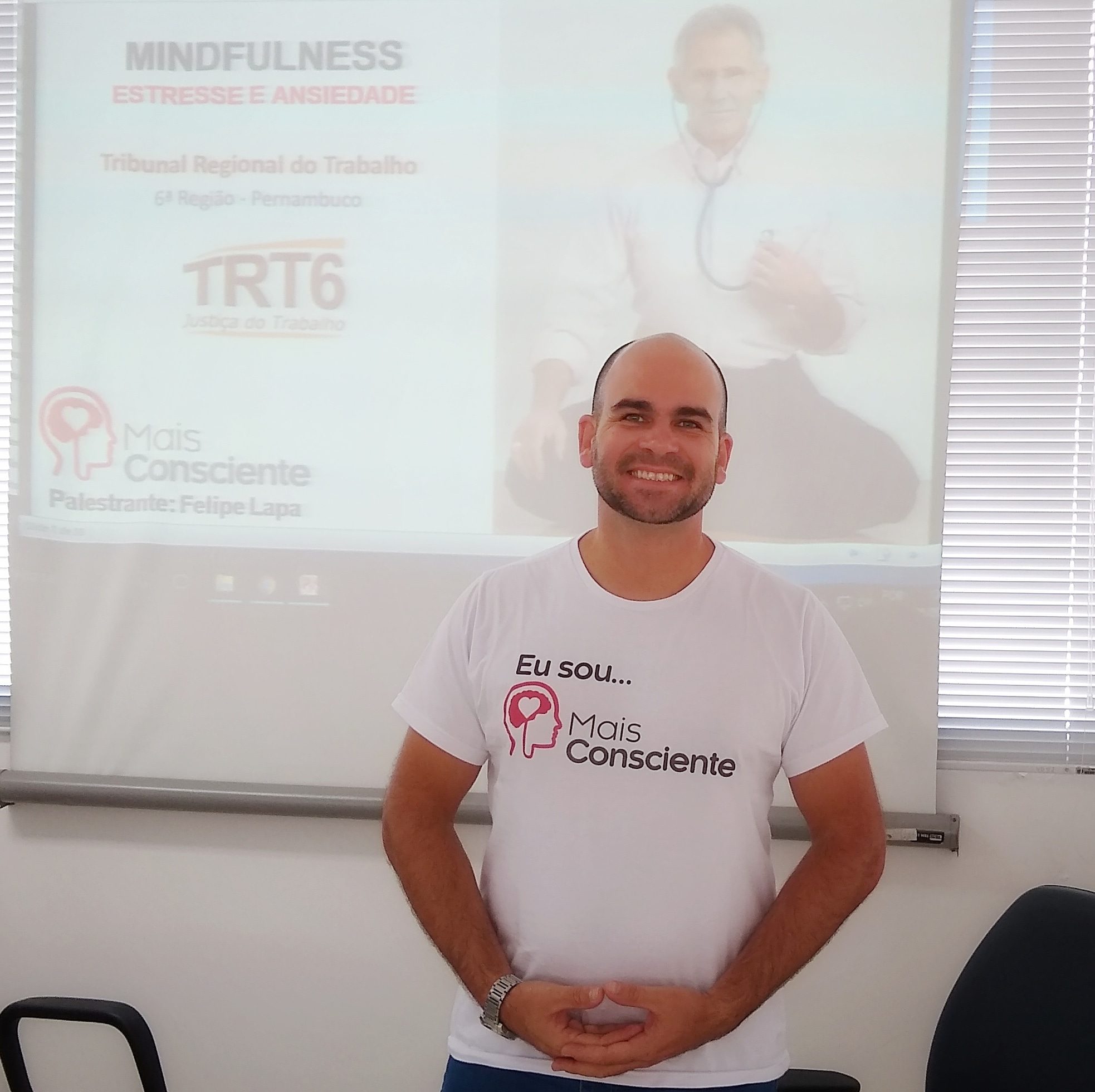 Felipe Lapa em palestra: Tribunal Regional do Trabalho da 6ª Região
