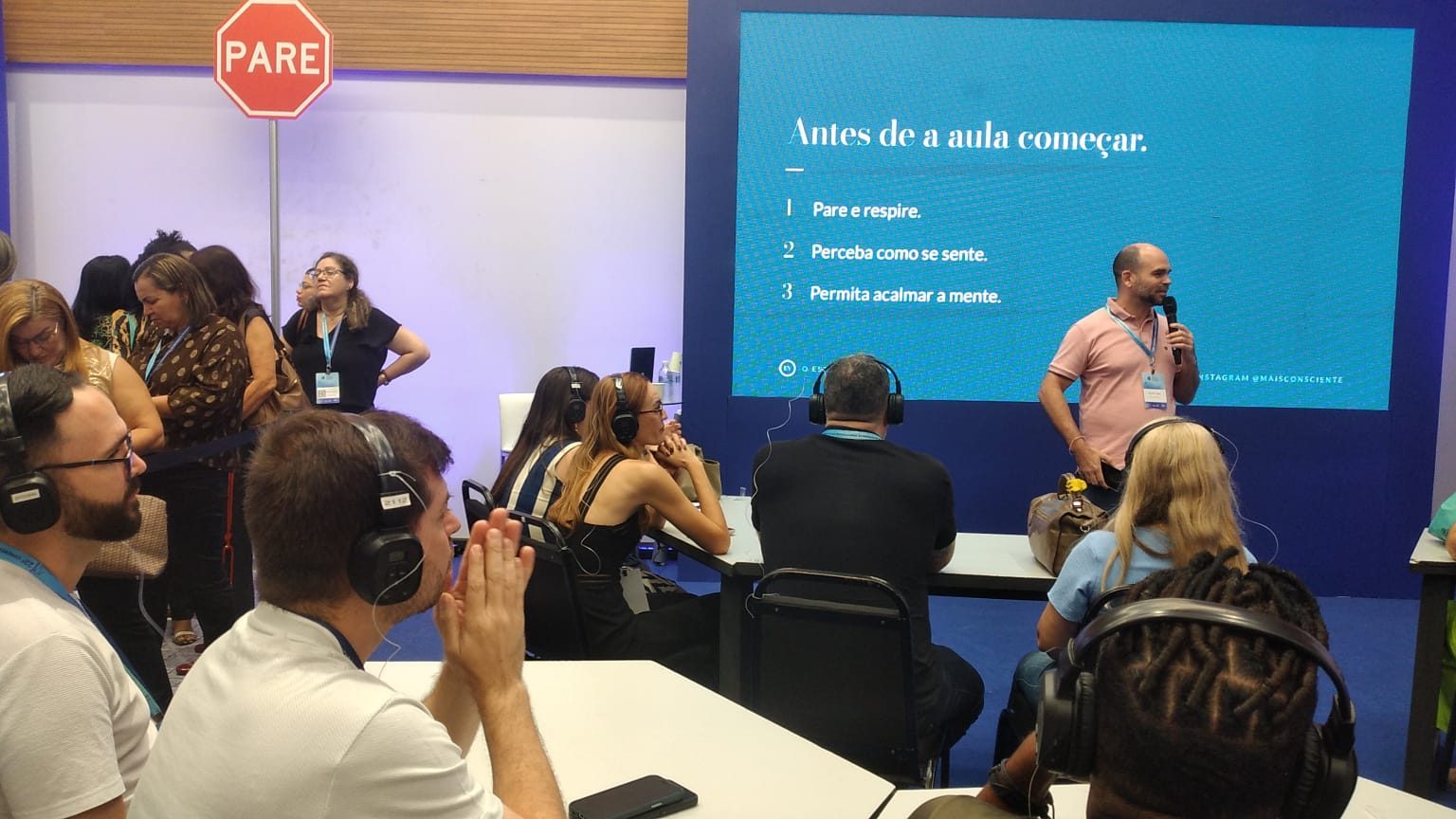 Felipe Lapa em palestra: Senac PE, para professores da rede pública