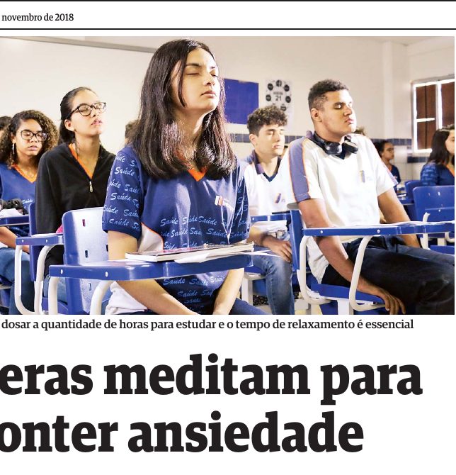 Feras meditam para conter ansiedade, Folha de Pernambuco